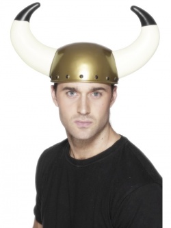 Gold Viking Helmet