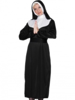 Nun Costume, Black and White