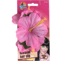 Hair Clip - Hawaiian Flower pink