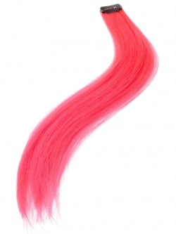 Hair Extensions Neon Pink
