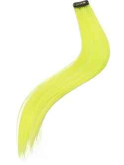 Hair Extensions Neon Yellow