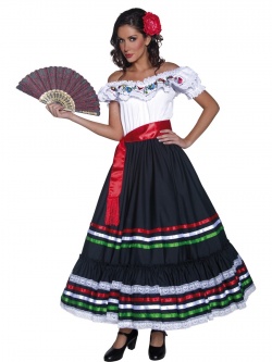 Authentic Western Senorita Costume