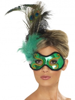 Emerald Peacock Mask