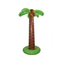 Palm Tree, Brown and Green