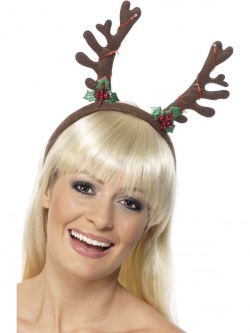 Christmas Flashing Antlers Headband