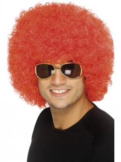 Afro Wig Red