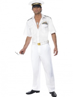 Hot Top Gun Captain Costume
