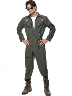 Hot Top Gun Pilot Costume